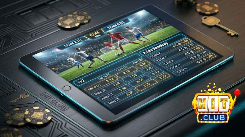 Giao diện sảnh cá cược thể thao Hitclub hiện đại năm 2026