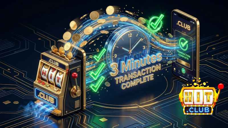 Hitclub cam kết giao dịch nạp rút tiền siêu tốc chỉ 3 phút